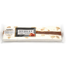 Nougat with soft caramel heart stick 100g