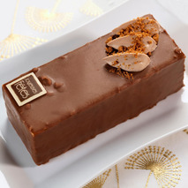 ❆ Yule log milk chocolate speculoos 8 parts 502g