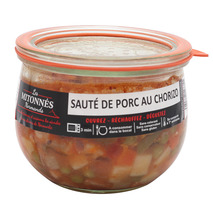 Sauted Normand pork with chorizo verrine 375g