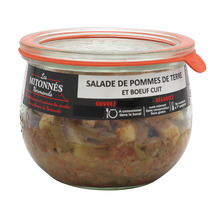 Potato and cooked french beef salad verrine 350g