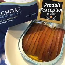 Cantrabria anchovies fillets in extra virgin olive oil x10/12 tin 100g