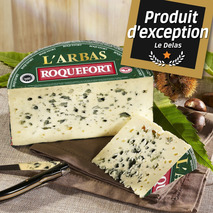 Roquefort AOP 1/2 L'Arbas au lait cru de brebis ±1,4kg