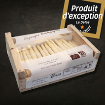 White BIO asparagus from the Landes department calibre 22/30 ⚖