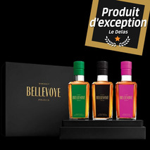 Whisky Bellevoye tricolore Coffret Prestige 3x20cl