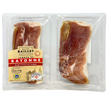 Bayonne PGI dry ham french pork without preservatives 9 months 2x8 slices 320g