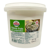 Cottage cheese made from goat's milk bucket 2kg