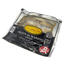 Smoked mild herring fillets Label Rouge 1kg