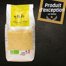French organic shelled millet seeds bag 500g