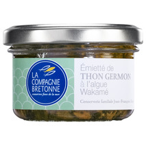 Flaked Albacore tuna with wakame jar 90g