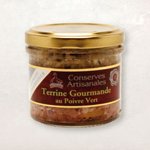 Gourmand terrine green peppercorn jar 90g