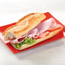 Cooked ham rindless for sandwiches slices 10x40g