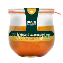 Carrot and butternut velouté with curry jar 250g