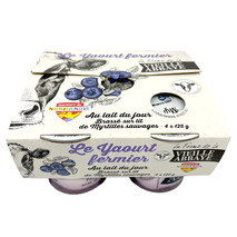 Stirred blueberry yogurt 4x125g