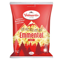 Grated emmental medium bag 1kg