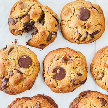Organic preparation for chocolate & nut cookies | 8 bags > x8 cookies 85g