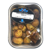 Pommes de terre grenailles rissolées persillées barquette aluminum 400g