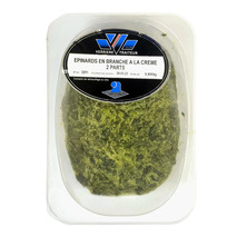 Spinach leaves with cream 2 portions 400g
