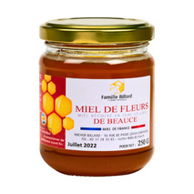 Miel de fleurs de Beauce origine Eure-et-Loire bocal 500g