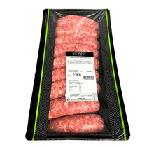 Toulouse raw sausage in portions atm.packed 18x±125g