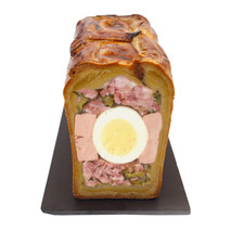 Pâté en croûte 1/2 de Pâques aux œufs et cornichons ±2,5kg