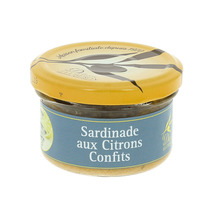 Sardine paste with candied lemons jar 90g
