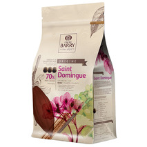 St Domingue dark chocolate couverture 70% drops 1kg
