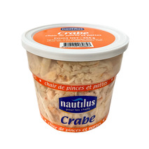 Crab meat. claws and legs bucket 454g