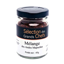 Mélange d'épices des Andes Mapuches | Piment fumé, coriandre torrifiée, sel 106ml 45g