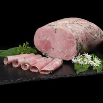 Superior artisanal cooked rindless ham with wild garlic LPF ±4kg