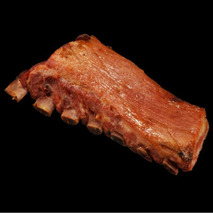 Artisanal superior cooked pork spare ribs LPF 4x±500g