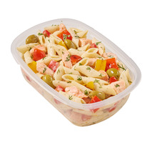 Penne pasta salad with salmon 500g