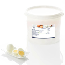 Shelled hard-boiled eggs bucket x75