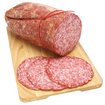 Curved 1/2 Danish salami atm.packed ±1.8kg