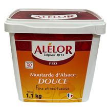Mild Alsace mustard tub 1.1kg