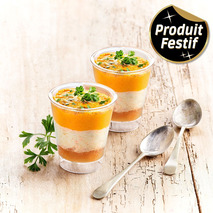 Scallops carrot and apple verrine 6x40g