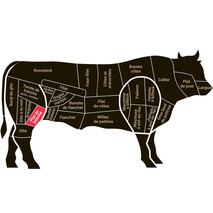 Tranche de boeuf français PAD s/ vide ±8kg ⚖