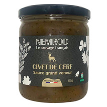 French wild deer stew with grand veneur sauce jar 180g
