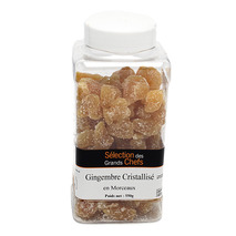 Crystalised ginger pieces tubo 1L 550g
