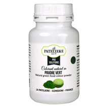 Colorant vert 100% naturel poudre hydrosoluble tubo 80g
