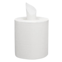 Essuie-main ouate blanc 2 plis 450 feuilles dévidage central x6