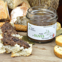 Purée d'olives aux figues bocal 100g