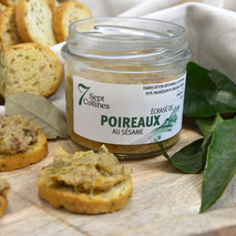 Rillette végétarienne | Écrasé de poireaux au sésame bocal 100g