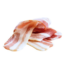 Smoked pork belly 50 slices vacuum packed ±1kg
