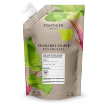 Purée de rhubarbe rouge frais doypack 1kg