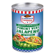 Piment jalapeno vert tranché nacho premium boîte 3/1