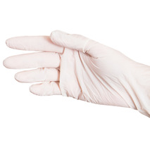 Latex powdered glove size S x100