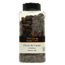 Fève de cacao entière torréfiée tubo 1L 450g