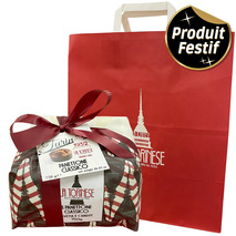 Panettone Classico with candied fruits 750g with gift bag