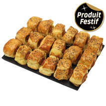 Saucisses feuilletées sur plateau x24 390g