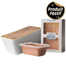 Foie gras de canard français entier mi-cuit au sauternes produit à la ferme terrine 1,1kg